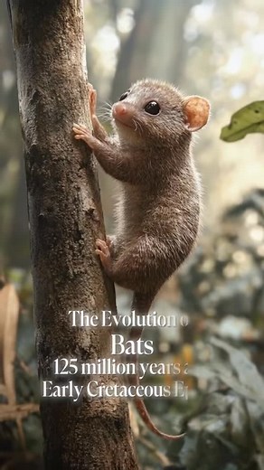 Evolution ai on Instagram: "The Evolution of Bats 🦇 | #ai #evolution #historytok #biology #animalsoftiktok"