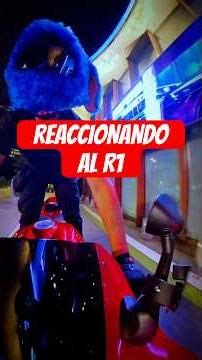 REACCIONANDO AL R1(Noche) #yamaha #r1 #noche #stich
