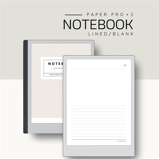 Carnet pour reMarkable Paper Pro, reMarkable 2, design minimaliste, modèles reMarkable, hyperliens, versions pour gauchers et droitiers - Etsy France