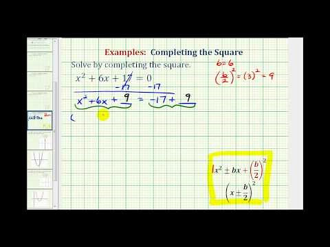(New Versions Available) Ex 3: Completing the Square - Complex Solutions