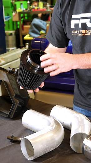 2K views · 19 reactions | Check out our custom cold air intake that we offer in a 45-degree or 90-degree angle & why you need one! #coldairintake #fatfendergarage | Fat Fender Garage | Facebook