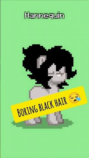 Easiest way to shade black hair! #ponytowntutorial #ponytown
