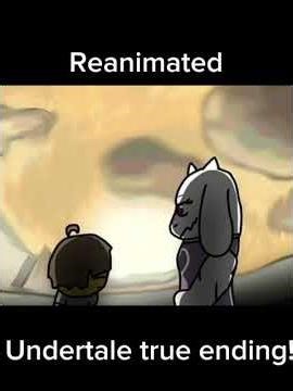 Undertale true ending animation!