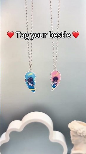 Link in Bio!🥰 BFF Necklace, Friendship Necklaces, Best Friend Necklaces, Gift for Best Friend