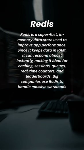 Redis: The speed booster your backend didn’t know it needed. ⚡🔥 #redis #systemdesign #caching #llm