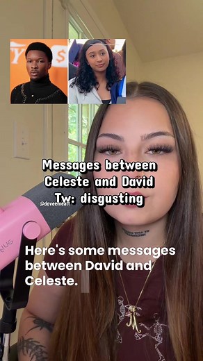 These are awful. Messages exchanged between Celeste and David #d4vd #celeste #truecrimetok #truecrimestory #truecrime