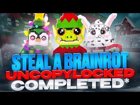 [COMPLETED*] Steal A Brainrot Uncopylocked | NORTH POLE | Game Copier | Roblox Studio Tutorial