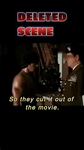Rambo First Blood Deleted Scene ! #movie #shorts #actor #sylvesterstallone #rambo