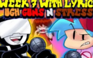 FNF week7 1~3填词翻唱（中字）WITH LYRICS By RecD - Friday Night Funkin