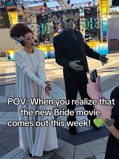 Anyone else excited for the new Bride movie 🍿 opening this week? #thebridemovie #brideoffrankenstein #universalmonsters #frankenstein #horrortok
