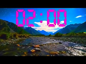 2 Minute Relaxation Countdown Timer (Gentle Music with Stunning Nature) | 2 Minute Countdown
