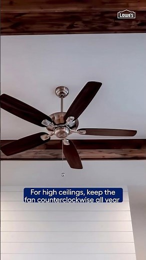 How to Change Ceiling Fan Direction With Seasons