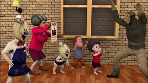 443K views · 8.2K reactions | Scary Teacher 3D - Miss T and Hello Neighbor Rescue their Children from Jason Voorhees - BuzzFamily | ScaryTeacher3D | Facebook