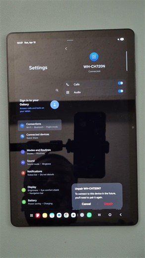 How to Forget a Bluetooth Device on a Samsung Tablet