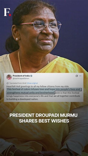 Holi 2026: President Murmu, PM Modi Extend Greetings | Subscribe To Firstpost | N18G