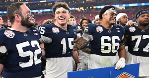 Where is Penn State ranked in the first top 25s for the 2025 season?