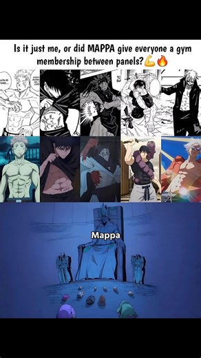 MAPPA really said: “No abs? Not in my adaptation.” 💀🔥