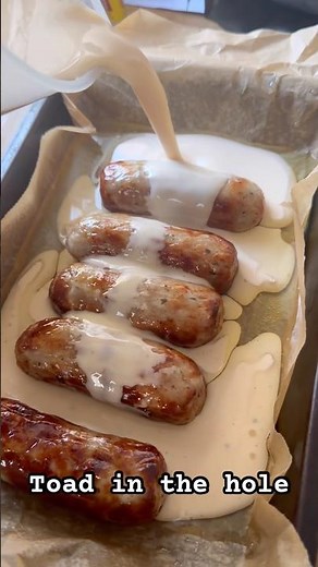 Toad in the hole 🐸 #food #foodie #toadinthehole #dinner