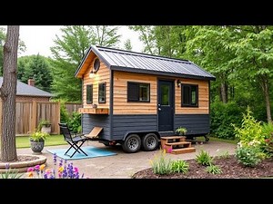 🏡🔥2026 Tennessee Mini Tiny Camper House Tour – The Ultimate Off-Grid Living Setup!🤯🫧