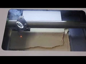How to use CO2 laser cutter 320A with LaserDRW