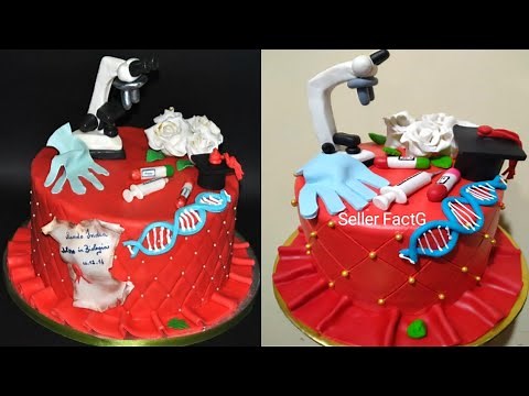 Laboratory Themed Cake | Laboratory Medical Technologist Cake | Medical Laboratory Scientist Cake