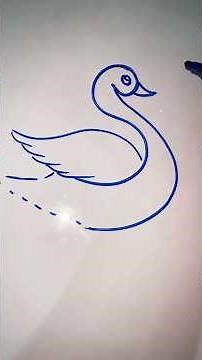 How to draw a swan 🦢from letter s #howtodraw #kidsdrawing #shorts ‪@PalakEducationArts‬