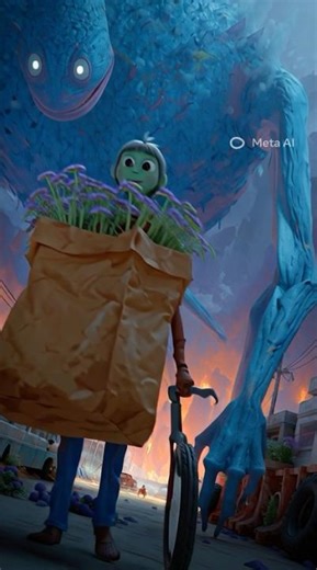 ALIEN FRIEND #AI #trending #shorts #viral #animated