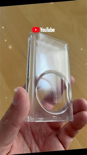 Clear case for iPod mini 👍 #ipod #diy #apple #ipodforever #modded #case #macbook #retro #tech