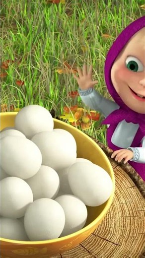 Dia de proteína! 🥚💪 #shorts #mashaeourso #AlgumaCoisaGostosa #mashaandthebear #crianças