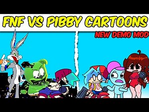FNF Pibby Cartoons 2.0 Demo | Pibby Bugs Bunny, Gummy Bear, Corrupted BF (FNF/Pibby/New)