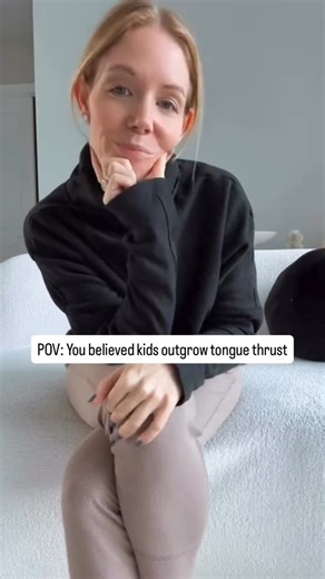 They’ll grow out of it” is the worst advice I’ve ever heard about tongue thrust. Here’s why: That “cute” lisp at 7? Still there at 27. The tongue pushing forward during every swallow? Now causing jaw pain and speech issues in boardroom presentations. The lip strain you dismissed as a phase? Creating TMJ dysfunction and facial tension decades later. Here’s the truth most people don’t want to hear: Tongue thrust isn’t a habit. It’s not a phase. And it definitely won’t fix itself. It’s a neuromuscu