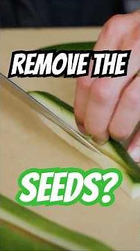 Why You Should Remove Seeds From Zucchini & Squash!