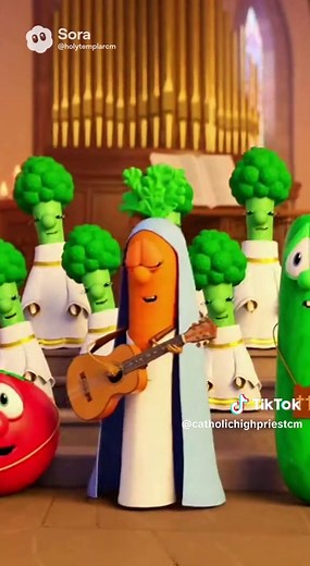 Catholic VeggieTales Trailer #catholic #veggietales #christiankids #catholickids #christianitytiktok✝