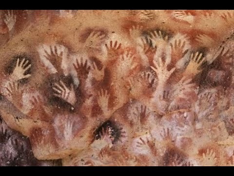 Cave Paintings - Positive and Negative Handprints