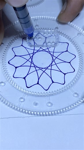 Amazing Spirograph art #shorts #shortvideo