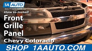 How To Remove Front Grille 2004-12 Chevy Colorado