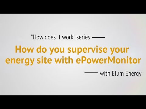 How do you supervise your energy site with an EMS like ePowerMonitor?