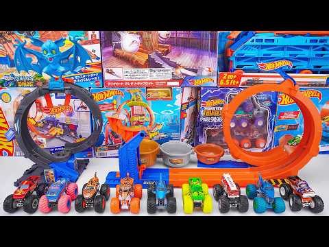 Hot Wheels Collection Unboxing Review ASMR | Hot Wheels Bat Loop Attack Play Set