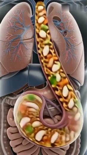 What Happens After Eating Contaminated Chicken Chow Mein 3D Anatomy Animation