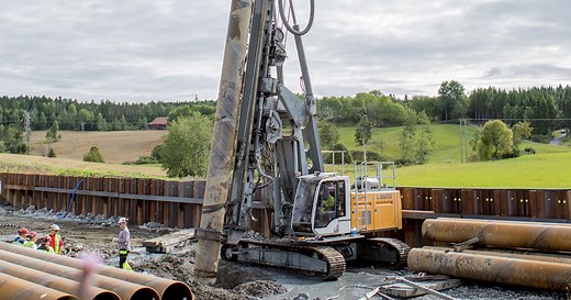 Down-the-hole drilling | Liebherr deep foundation
