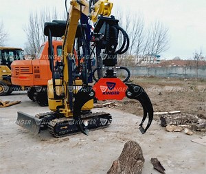 [Hot Item] Hydraulic Grapple /Log Grapple/Rotary Grapple Mounted by Excavator
