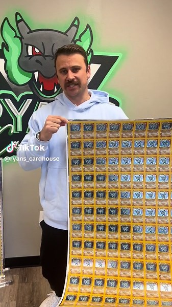 1999 1st Edition Base Set Machamp Uncut Sheet