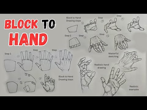 Master BLOCK to Hand Drawing in 3 Simple Steps for Beginners