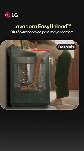 ¿Qué es una lavadora de gran capacidad? Más espacio para lavar todo en tu LG carga superior