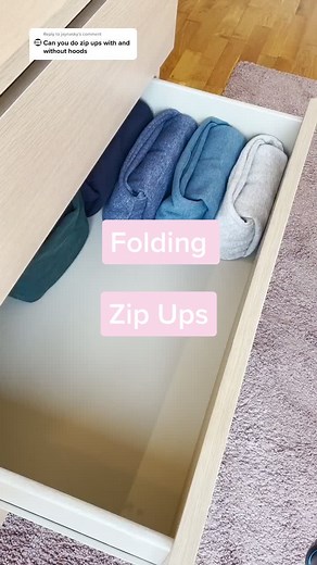 How to Fold Zip-Up Hoodies: Organization Hacks