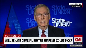 U.S. Senate Majority Leader Mitch McConnell on Supreme Court nominee Neil Gorsuch: "I'm confident that we'll get 60 votes" http://www.cnn.com/politics | CNN