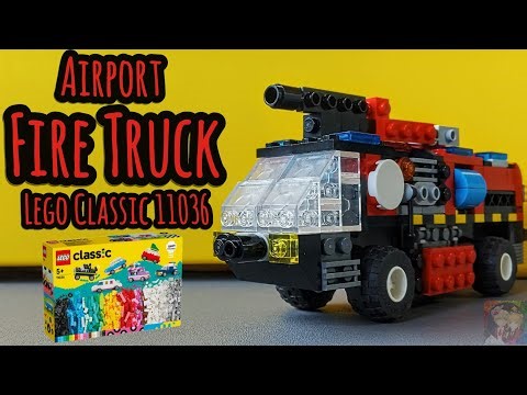 LEGO Classic 11036 "AIRPORT FIRE TRUCK" - Instructions on how to build.