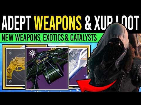 Destiny 2: RARE ADEPT WEAPONS & JUICY CATALYSTS! Xur Inventory, Exotics & Rolls (17th April)