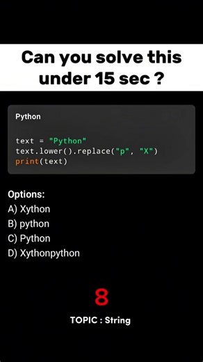 You have 15 seçonds #codewithhunter #quiztype #viral #ml #ai #study #editing #answer #million #sub