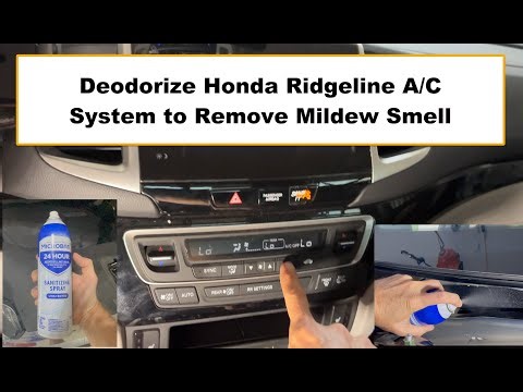 Deodorize Honda Ridgeline A/C System to Remove Mildew Smell - Full DIY Instructions